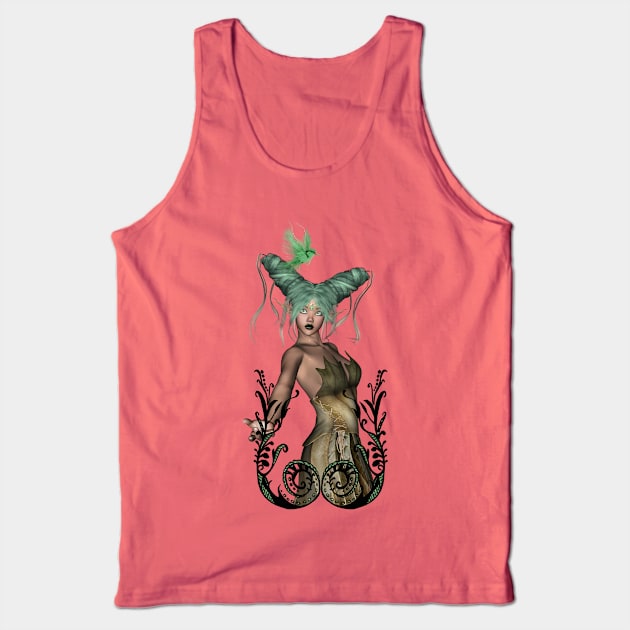 Wonderful fairy with fantasy bird Tank Top by Nicky2342